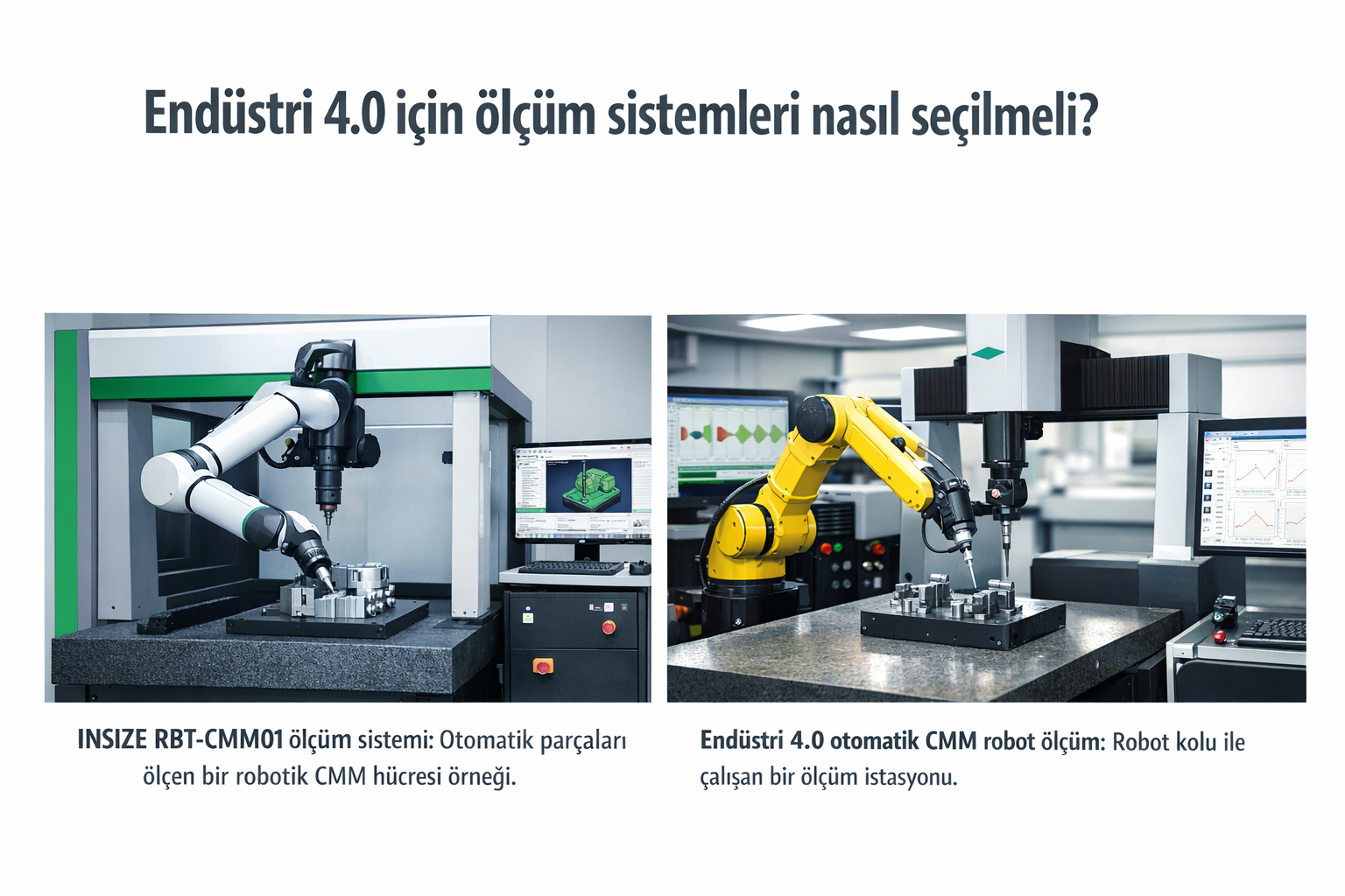 INSIZE RBT-CMM01 Endüstri 4.0 için ölçüm sistemleri nasıl seçilmeli ?