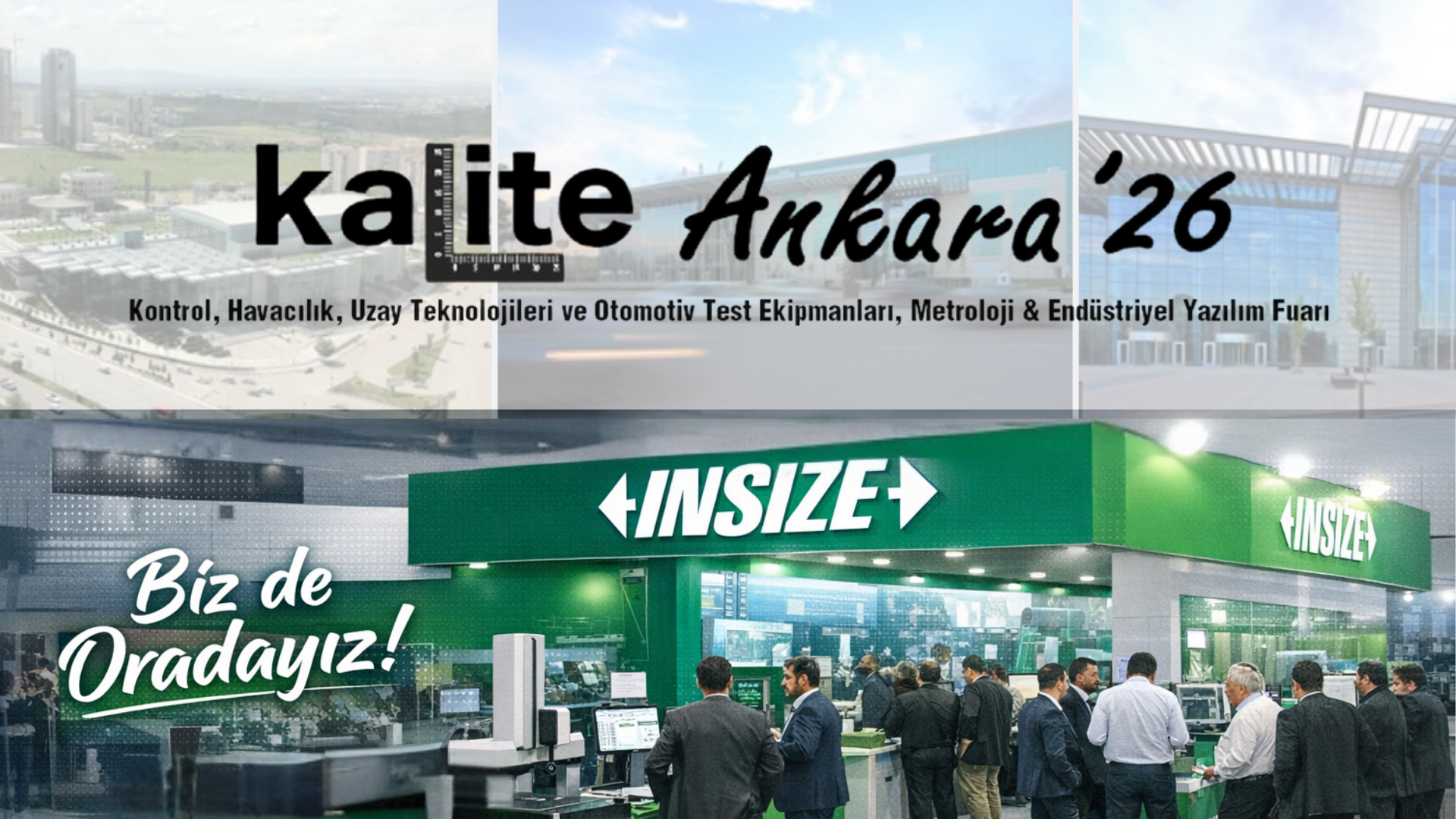 Ankara Savunma Sanayii Ölçüm Teknolojileri: Insize Kalite’26’da Sahne Alıyor