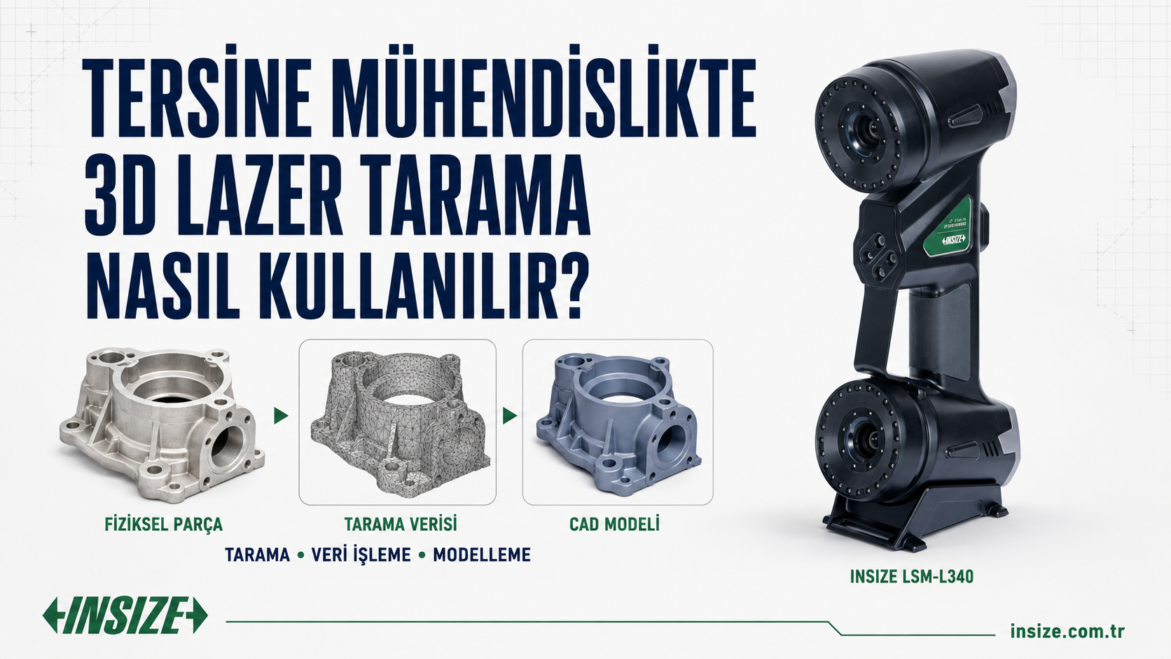 Tersine Mühendislikte 3D Lazer Tarama Nasıl Kullanılır?