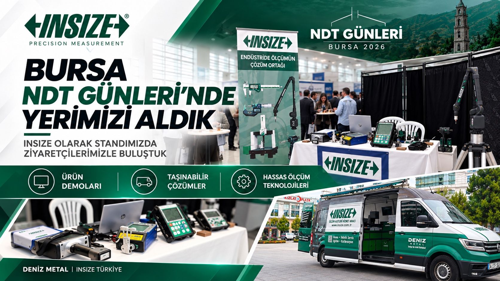 INSIZE, VII. NDT Günleri 2026’da Bursa’da Sektörle Buluştu