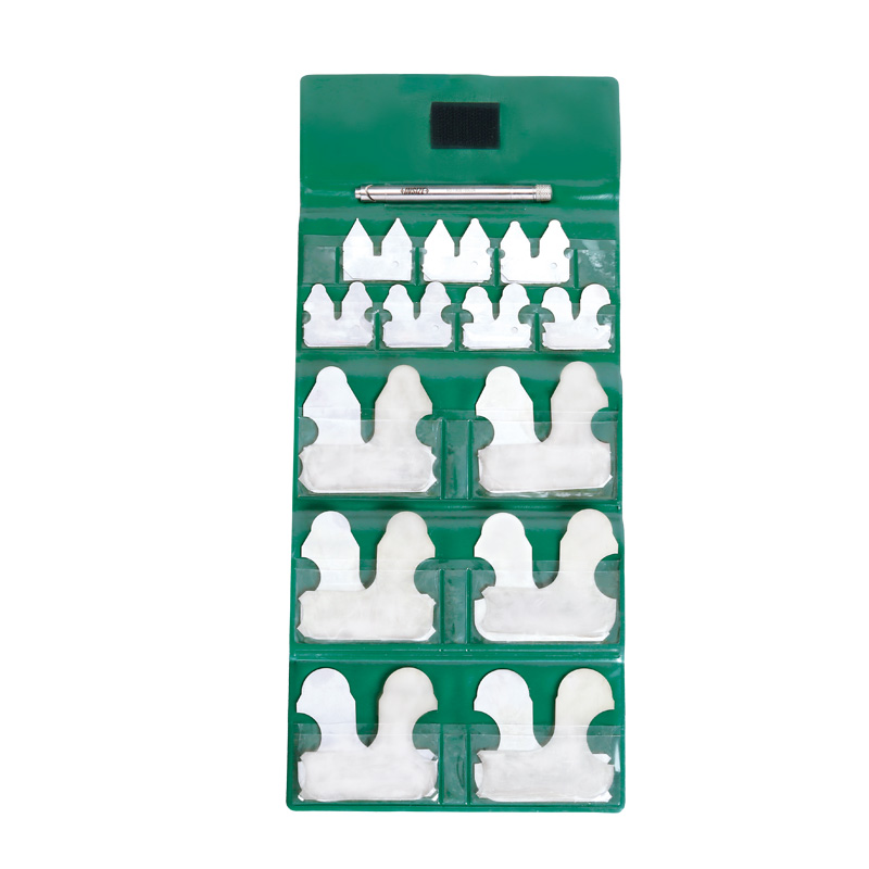 INSIZE 4816 Radüs (Yarıçap) Ölçüm Mastarı Seti (Yüksek Hassasiyet)