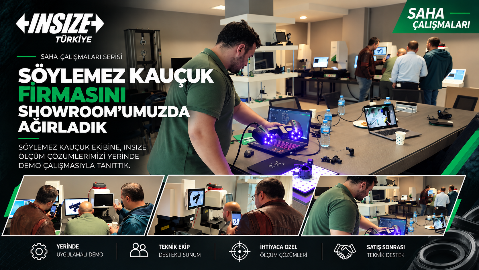 Söylemez Kauçuk Ekibini INSIZE Türkiye Showroomumuzda Ağırladık